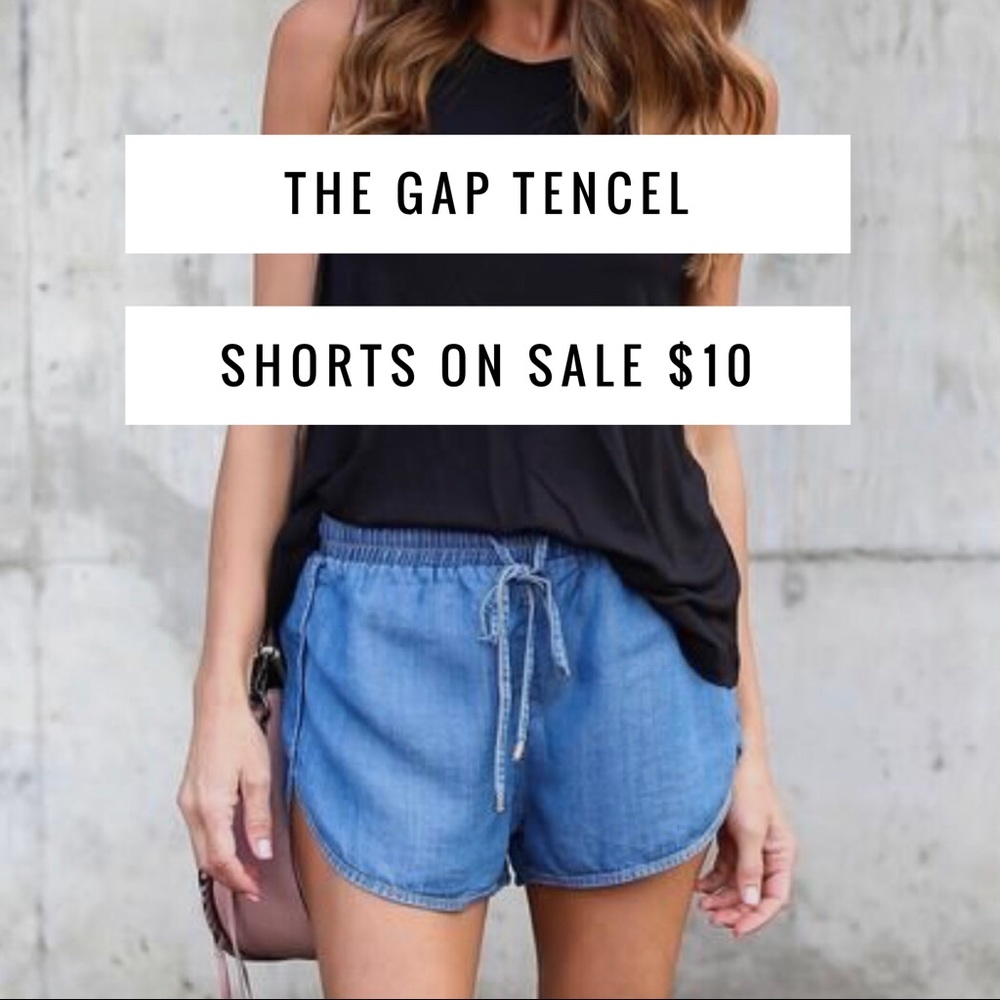 Gap Tencel Denim Dolphin Shorts- sz XS/p